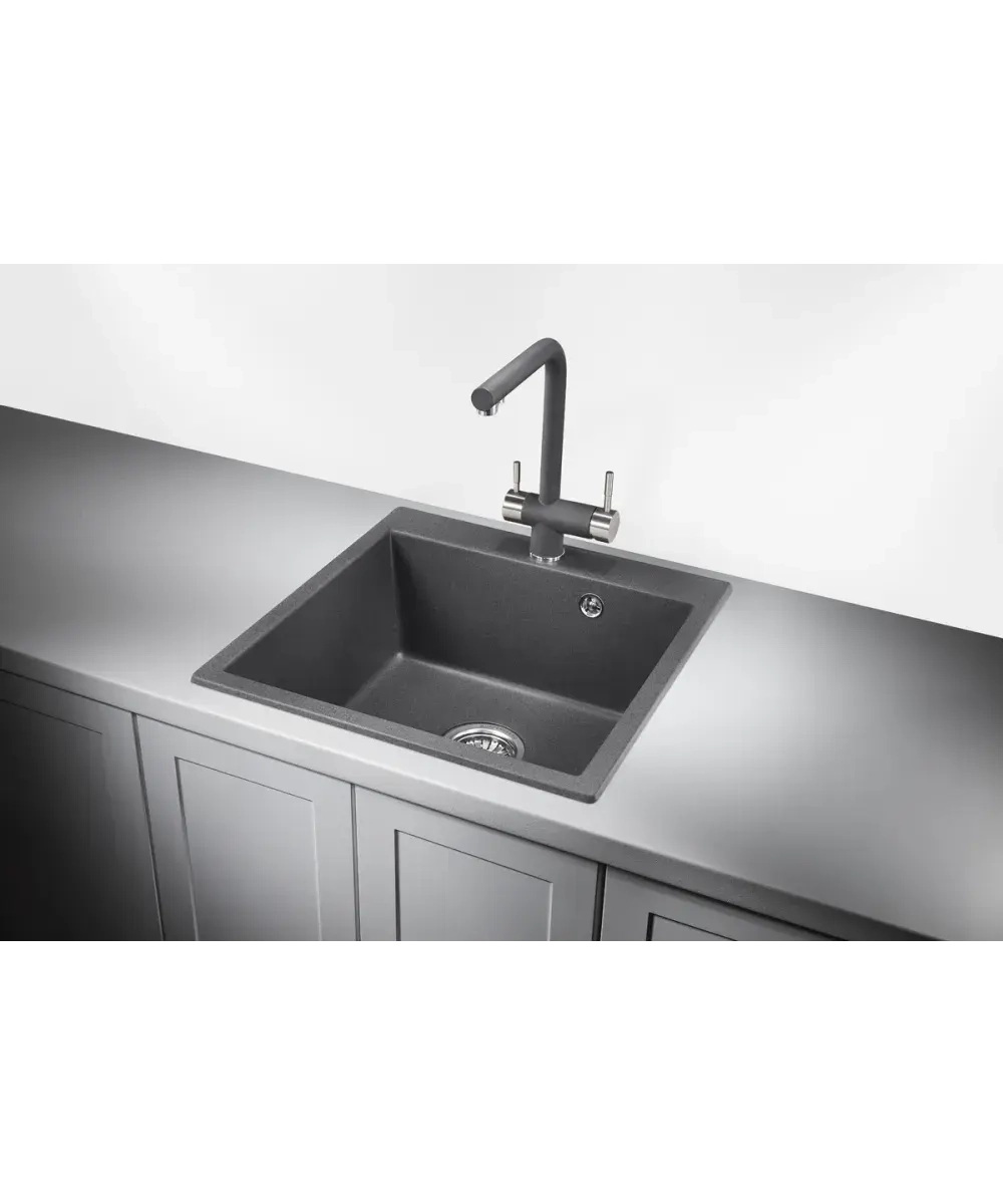 Кухонная мойка Kuppersberg MODENA 50 NL 1B DARK ROCK фото 2