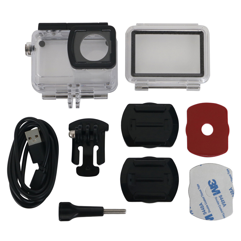 Экшн-камера SJCAM SJ8 DUAL-SCREEN, 12МП, 1200 мА·ч, черный
