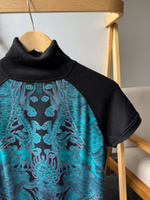Шерстяной джемпер с шелком Roberto Cavalli, S