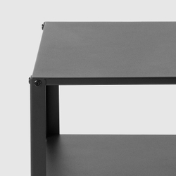 IKEA KNARREVIK  (ИКЕА КНАРРЕВИК)  -  Прикроватный столик - чёрный 42х34 см