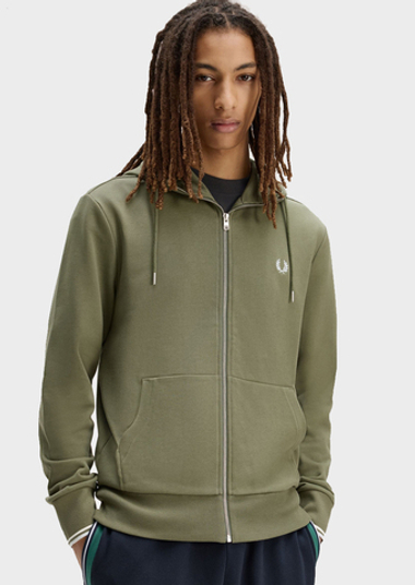 Толстовка FRED PERRY Hooded Zip Through Sweatshirt