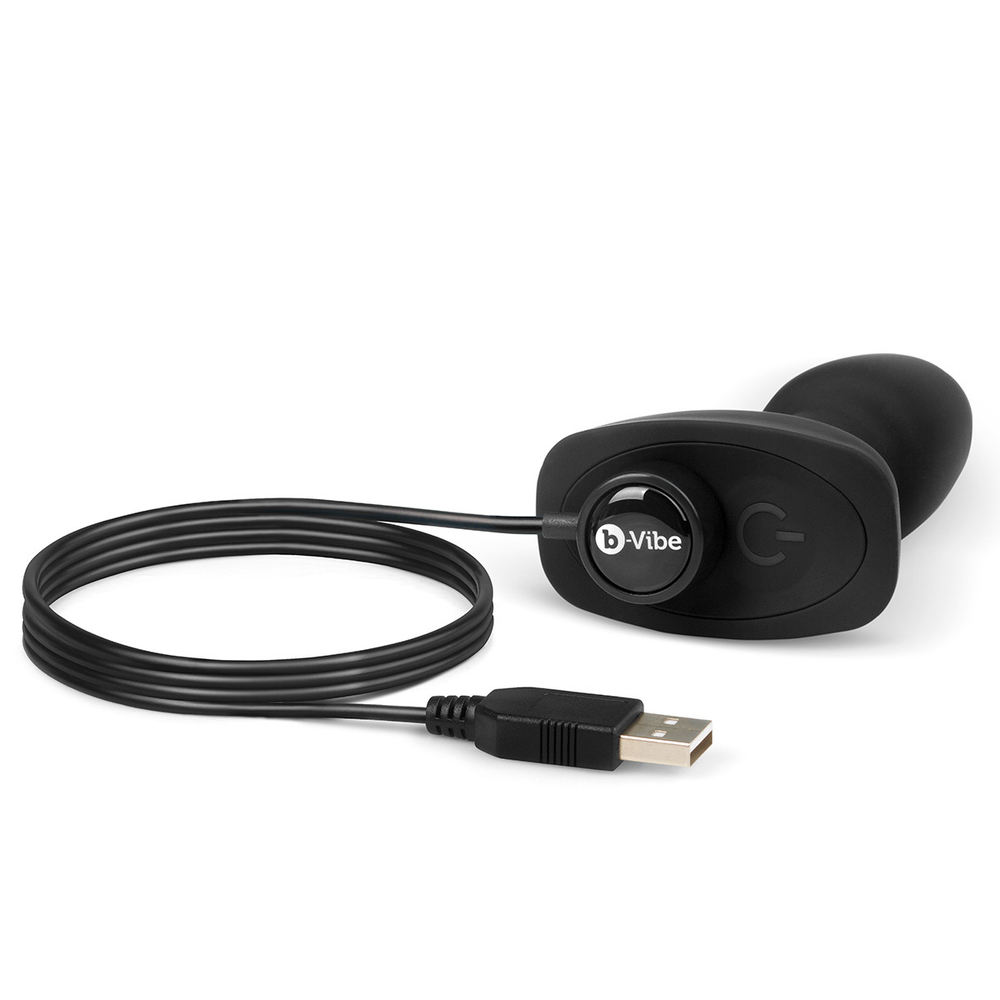 b-Vibe Rimming Petite - Анальная пробка с риммингом 