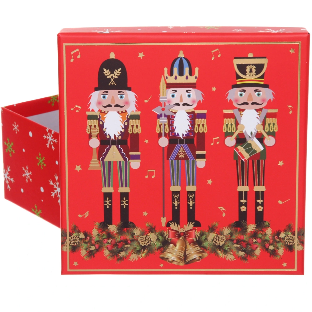 Коробка подарочная «Королевская гвардия» 18*18*8.5 см, Красный