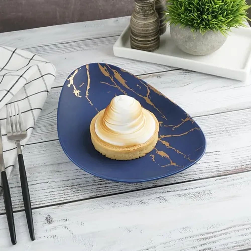 Тарелка 24,5*18 см h3 см Blue Gold P.L. Proff Cuisine [1]
