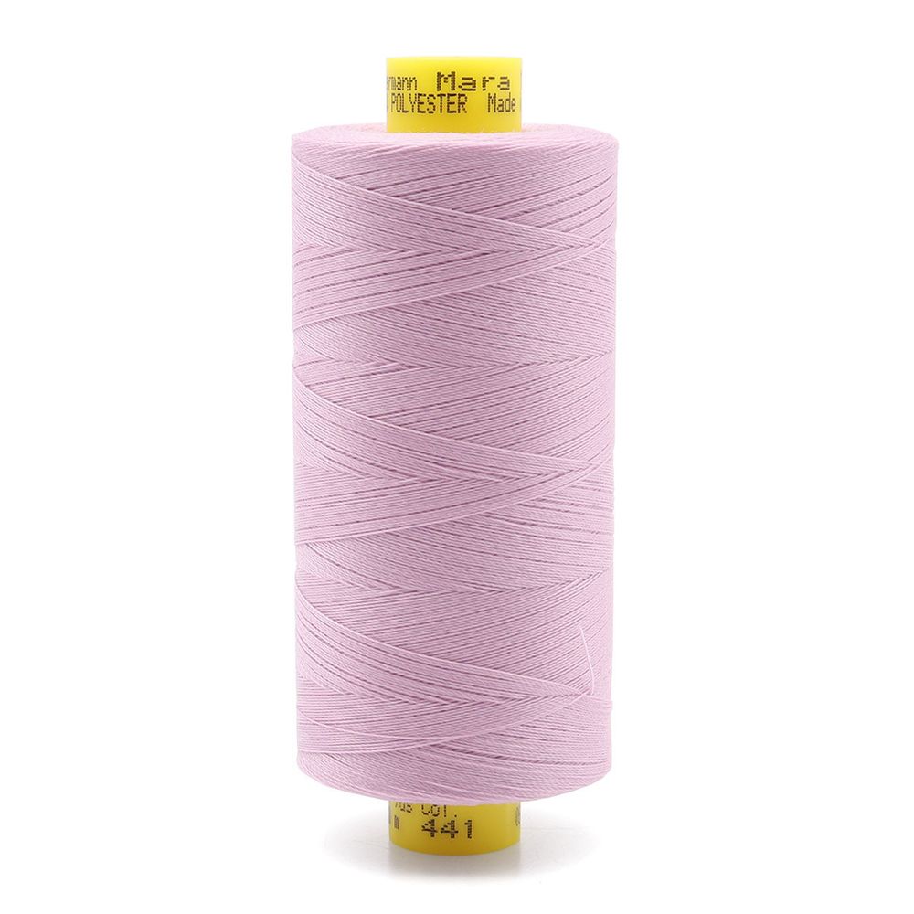 Нитка Gutermann Mara 120 (1000 метров), 1 кат., универсальная | 441 розовая лаванда