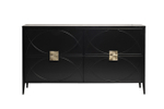 Комод Garda Decor черный 160*90*40 см