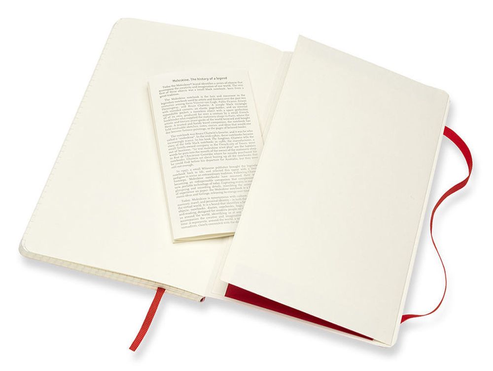 Блокнот Moleskine Classic Soft Large 130х210мм 192стр линейка мягкая обложка красный (QP616F2)