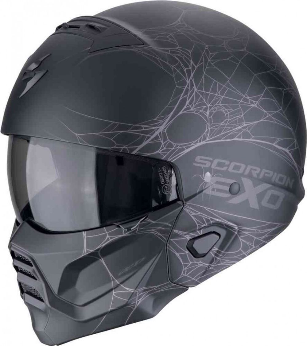 Combat II Spiderweb Jethelm / Матовый / Темно-серый