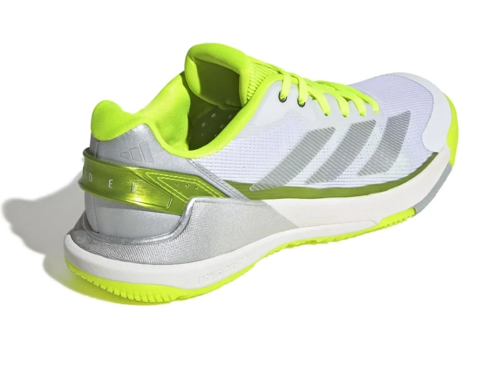 Женские кроссовки для padel Adidas Crazyquick Lightstrike Padel W - lucid lemon/silver metallic/wonder silver