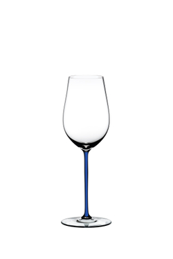 Бокал для вина 395мл Riedel Fatto a Mano Riesling/Zinfandel с синей  ножкой