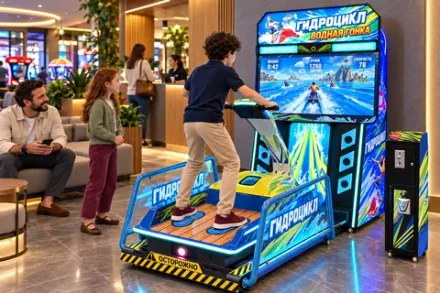 Детский игровой автомат гонки, гидроцикл «JETSKI»