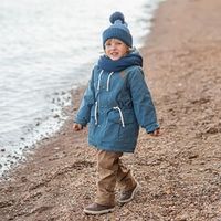 Парка демисезонная на меху "Джинс"