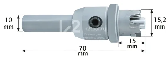 Коронка для высверливания замков Karnasch, арт. 11.4702