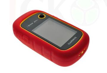 Защитный чехол бампер силиконовый для Garmin eTrex 10 20 30 10x 20x 30x 22x 32x (красный)