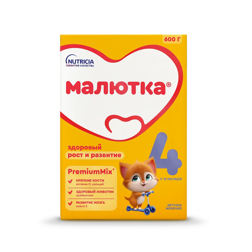 Малютка 4 Детское Молочко с 18 Месяцев 600гр