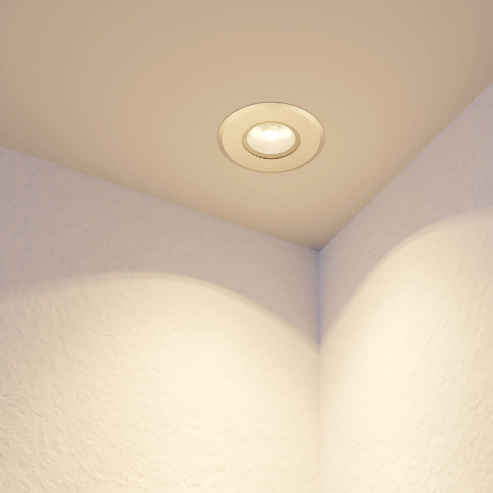 Светильник ART-GROUND-SLIM-R150-12W Warm3000 (SL, 35 deg, 24V) (Arlight, IP67 Металл, 3 года) 038166