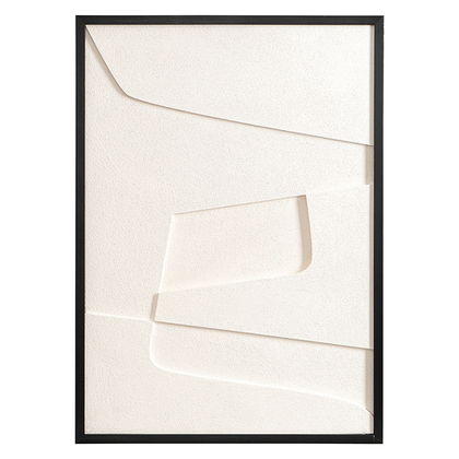 Панно декоративное с эффектом 3d minimalism, с черной рамой, 50х70 см