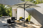 Зонт профессиональный 3х3 м Scolaro Napoli Standard, антрацит, слоновая кость