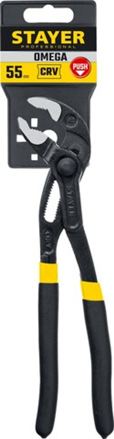 STAYER Omega, 250 мм, переставные клещи, Professional (2239)