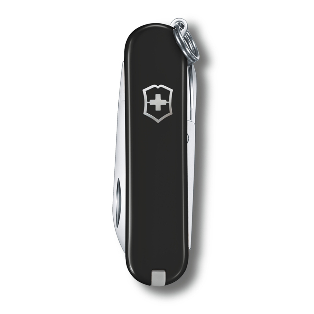 Нож-брелок Victorinox Classic SD Colors, 58 мм, 7 функций, "Dark Illusion"