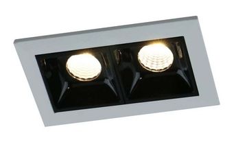 Светильник встраиваемый A3153PL-2BK белый чёрный Grill Arte Lamp