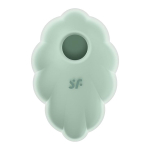 Мятный вакуум-волновой клиторальный вибростимулятор 9см Satisfyer Cloud Dancer 4049694