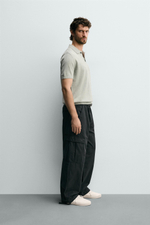 ПОЛО КЛАССИЧЕСКОГО КРОЯ ИЗ РЕЛЬЕФНОГО ТРИКОТАЖА — ZARA