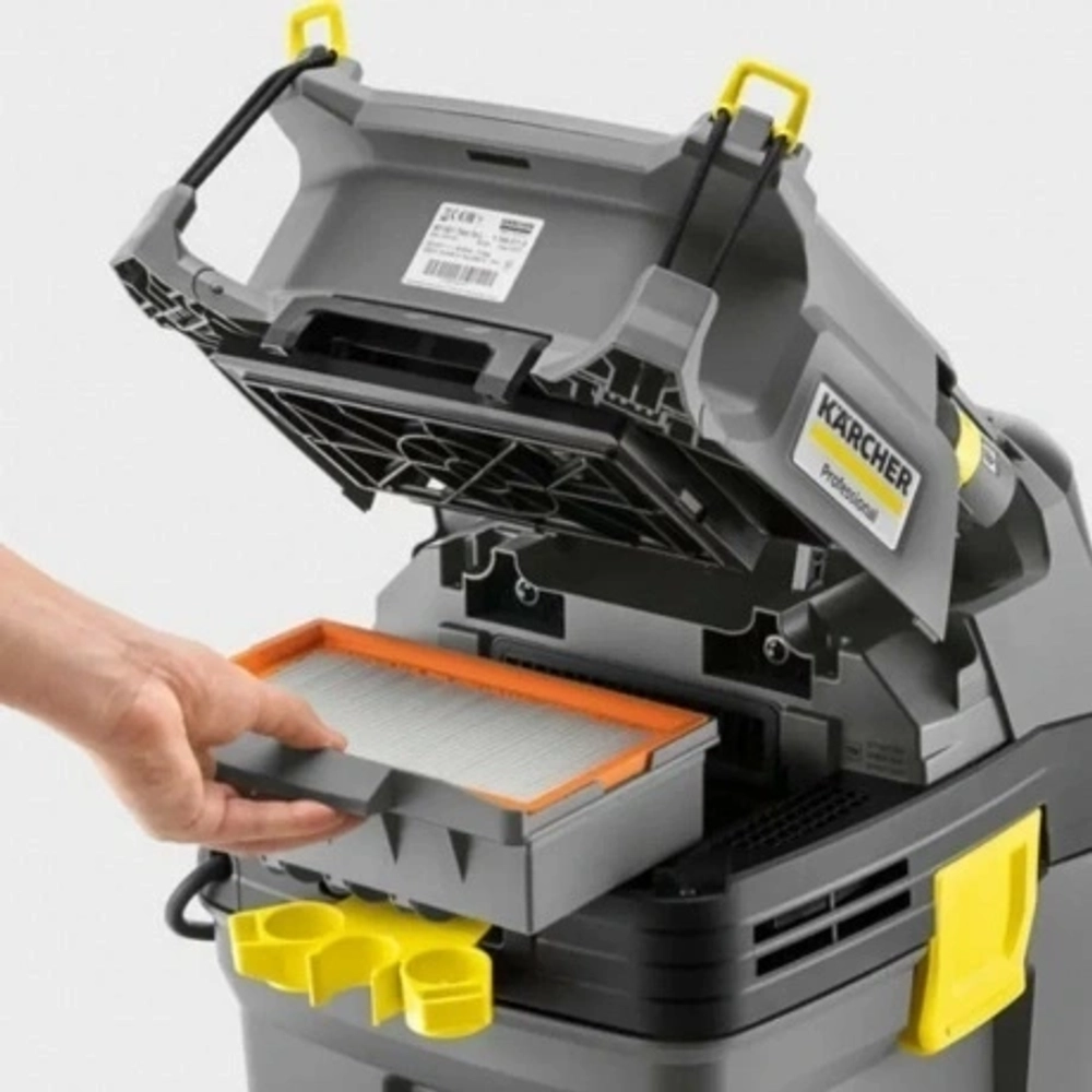 Строительный пылесос Karcher NT 30/1 Tact Te L 1380Вт (уборка: сухая/влажная) серый