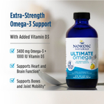 Nordic Naturals, Ultimate Omega Xtra, лимон, 8 жидких унций (237 мл)