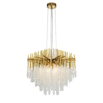 Подвесная люстра 10*E14 V000603 12052/10P Gold золото Cappella Indigo