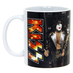 Кружка керамическая KISS