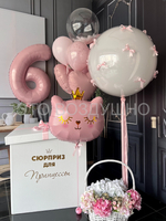 Набор шаров с коробкой "Сюрприз для Принцессы"