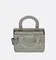 Сумка женская Dior Lady D-lite, модель среднего формата серый