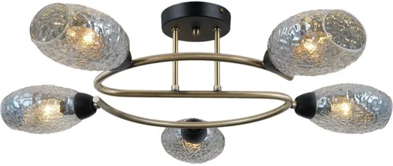Потолочная люстра IL0300-5CSQ-79 BK AB ILLUMICO