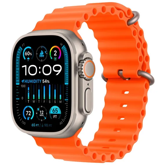 Умные часы Apple Watch Ultra 2 49mm Titanium Ocean Band Orange Оранжевый