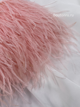 Перо баблгам (розовое)