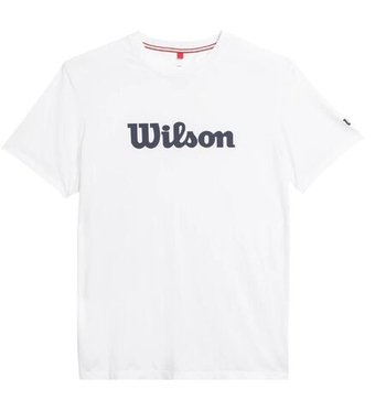 Мужская теннисная футболка Wilson Team Graphic - белый