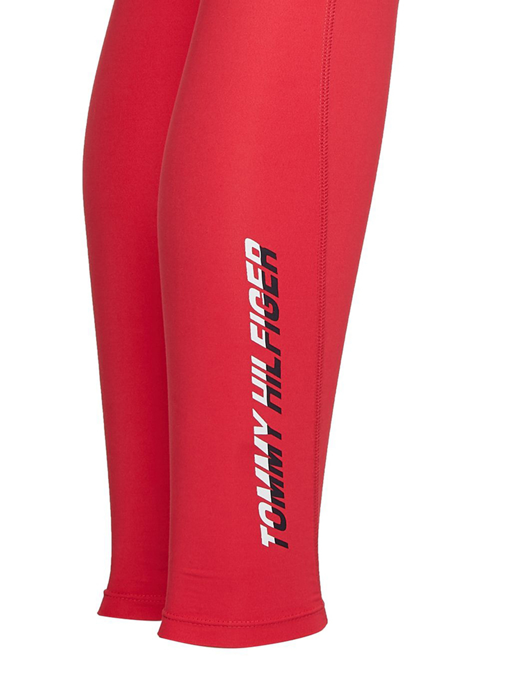 Leginsy Tommy Hilfiger RW Split Graphic Legging 7/8 - Розовый