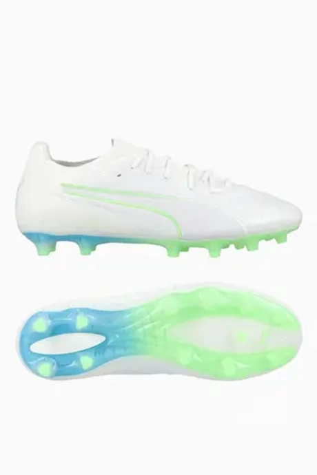 Бутсы Puma King 20 Ultimate FG/AG - белый