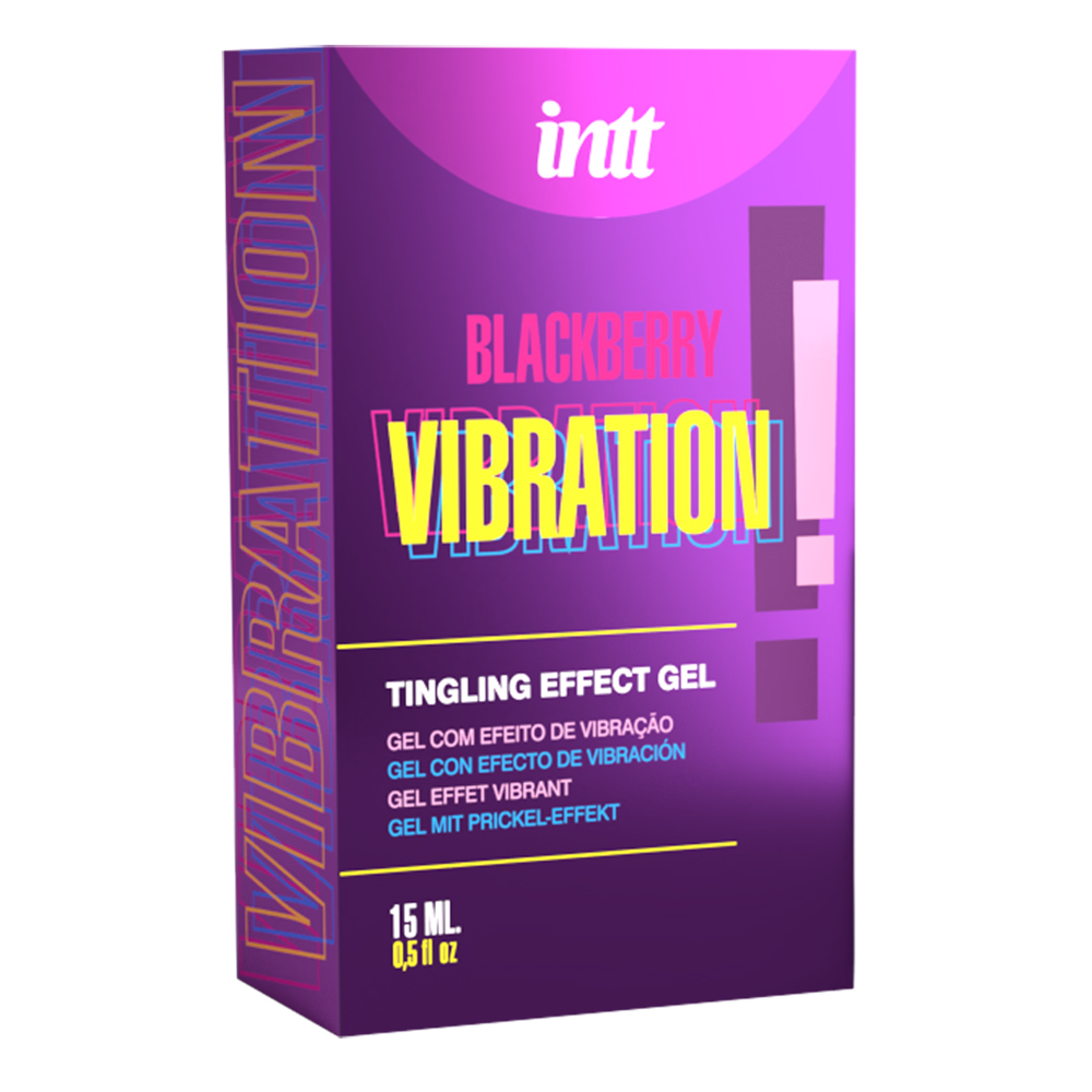 Жидкий вибратор с ароматом ежевики "VIBRATION BLACKBERRY", intt (15 мл)