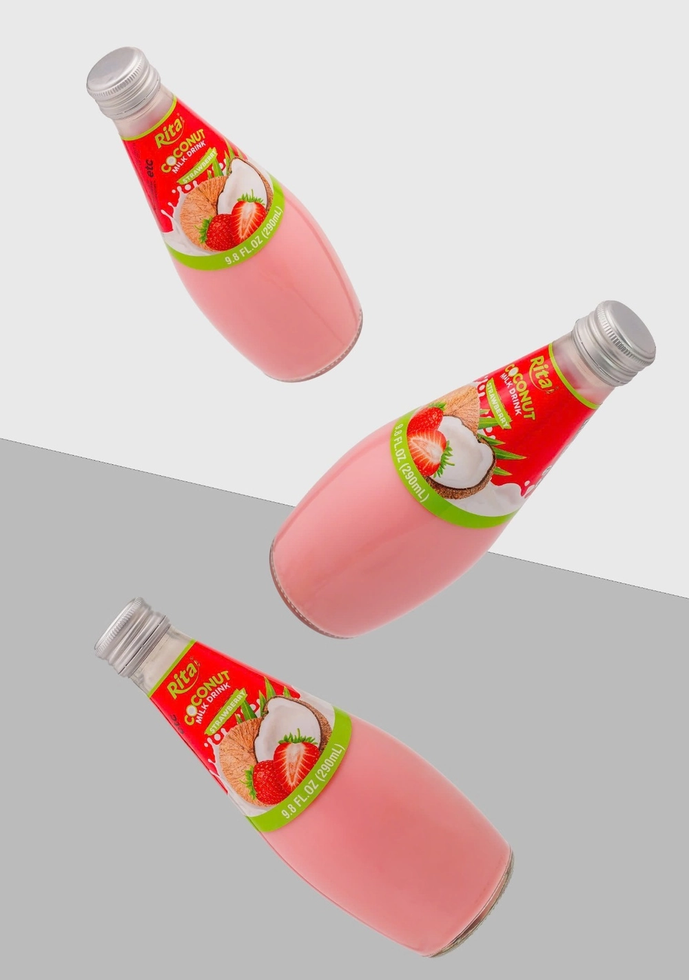 Напиток кокосовый RITA со вкусом клубники
