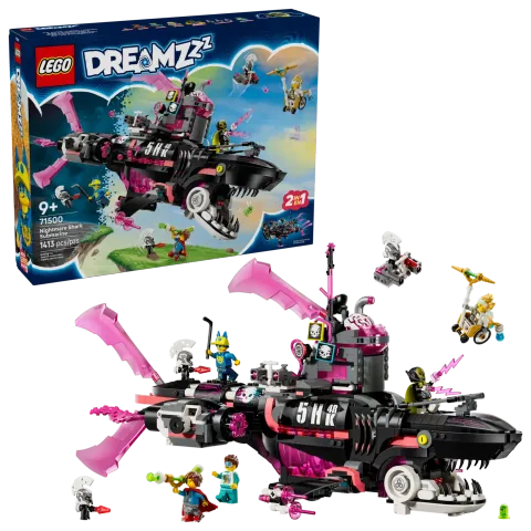 Конструктор LEGO DREAMZzz 71500 Кошмарная подводная лодка-акула