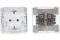 Розетка Legrand Quteo с заземлением + шторка накладная IP44 белая 25994