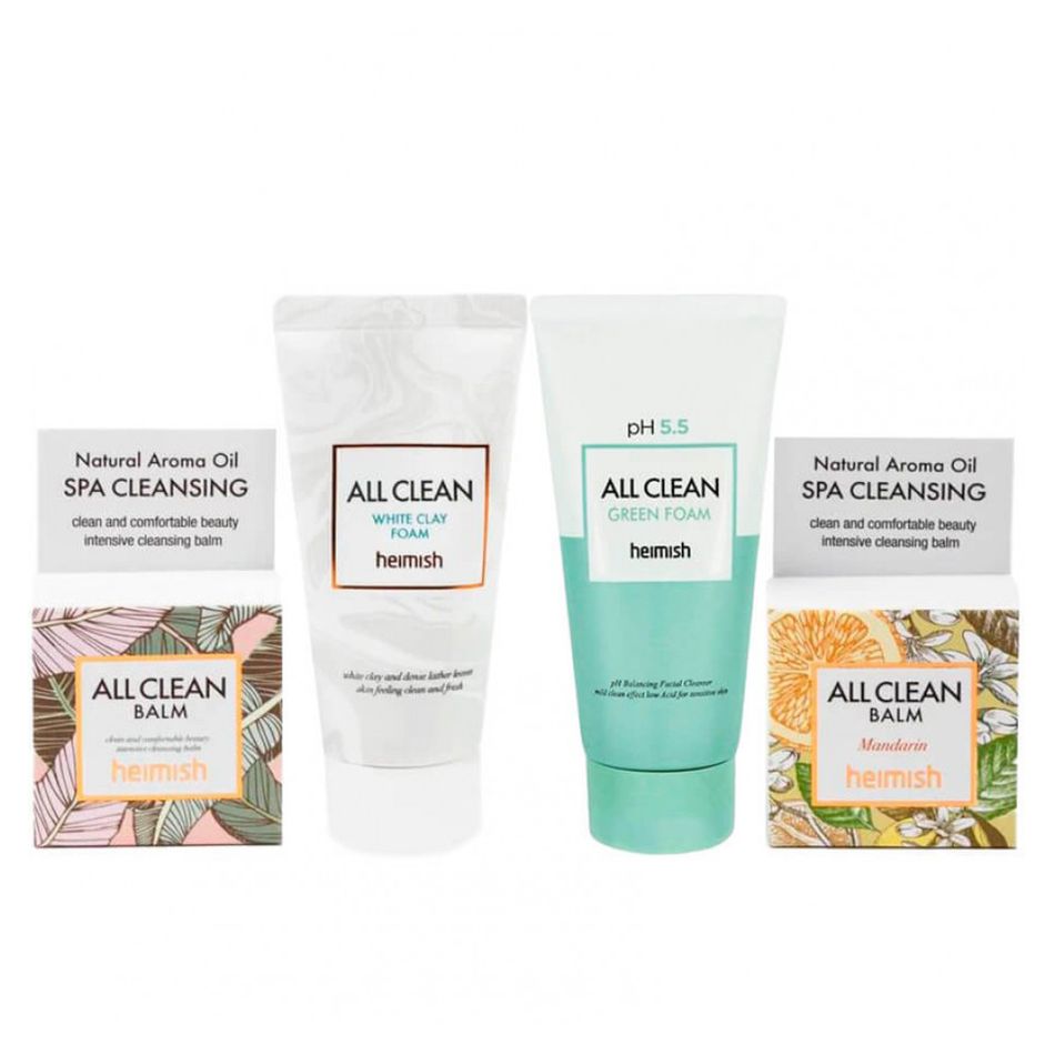 Набор мини версий очищающих и уходовых средств Heimish All Clean Mini Kit