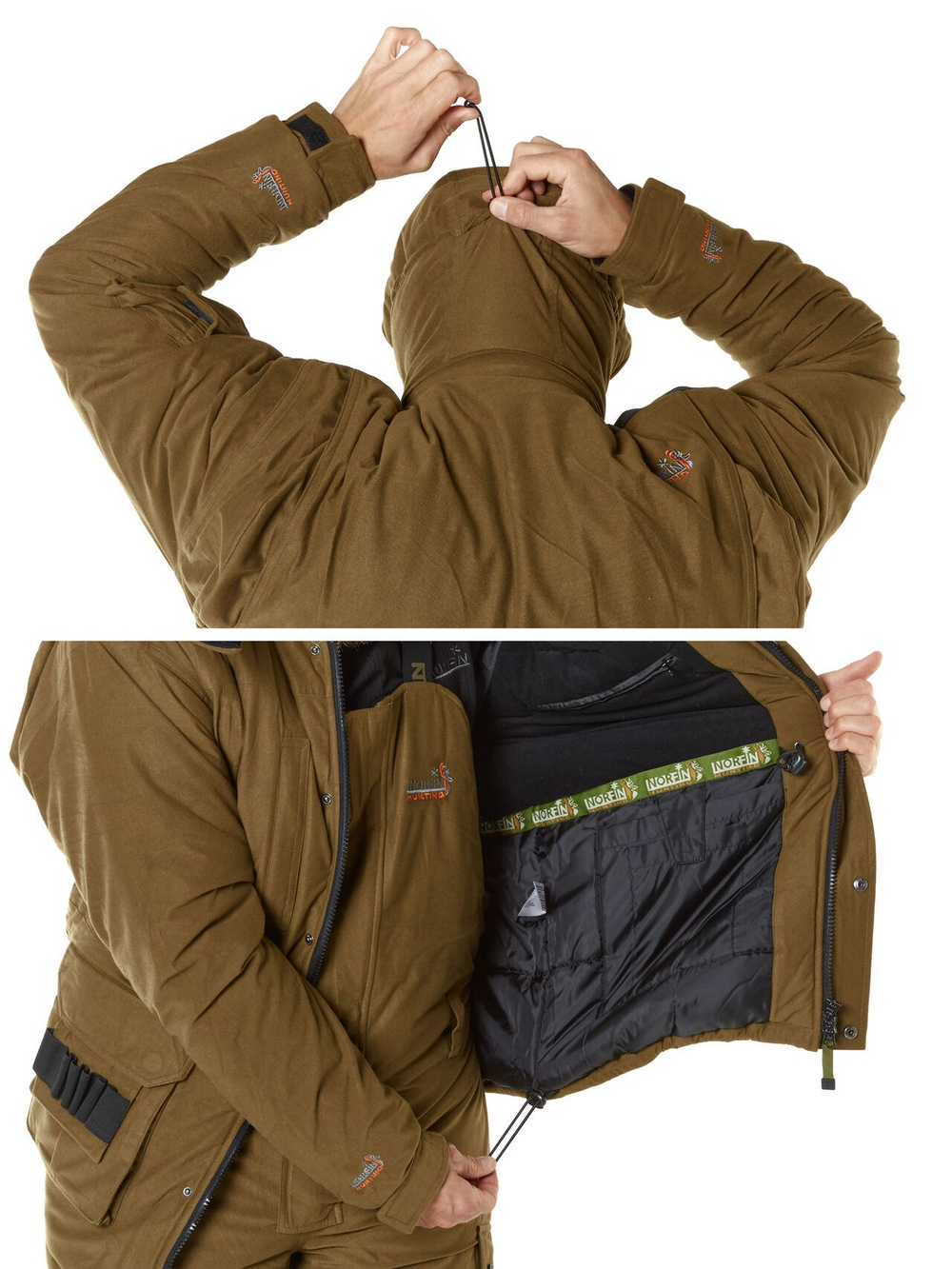 Костюм зимний Norfin Hunting WILD GREEN S