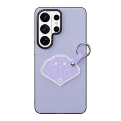 Чехол фиолетового цвета для Samsung Galaxy S26 Ultra, серия Luvy Series Case (со съемным ремешком) от Dux Ducis