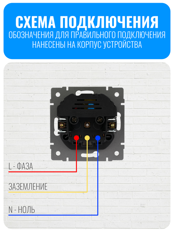 Розетка с зарядным устройством USB и Type-C Smart Aura серия ELIT без рамки