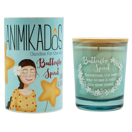 Свеча ароматическая animikados, butterfly spirit, 40 ч