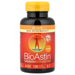 Nutrex Hawaii, BioAstin®, гавайский астаксантин, 4 мг, 120 веганских капсул