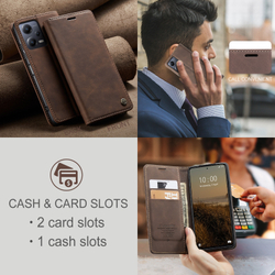 Чехол-книжка CaseMe Matte Xiaomi Redmi Note 12 5G